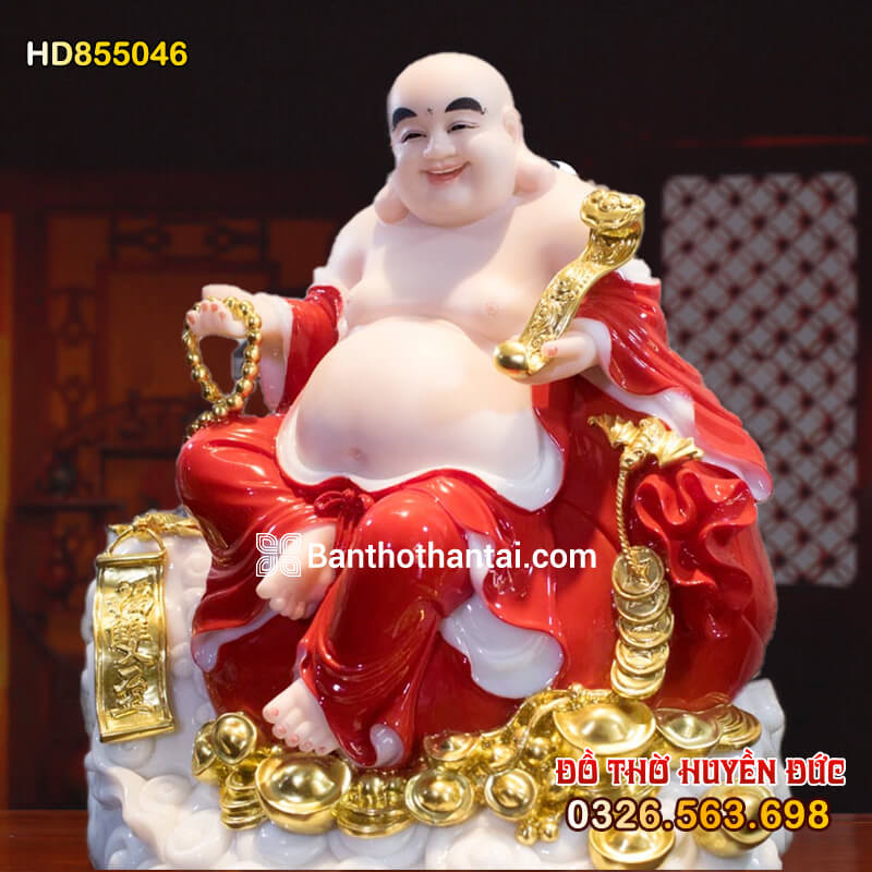 Tượng Phật Di Lặc Bột đá HD855046