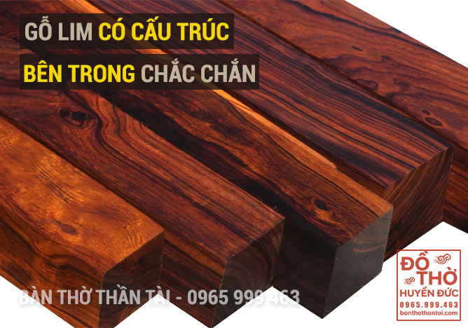 Ưu điểm của gỗ lim