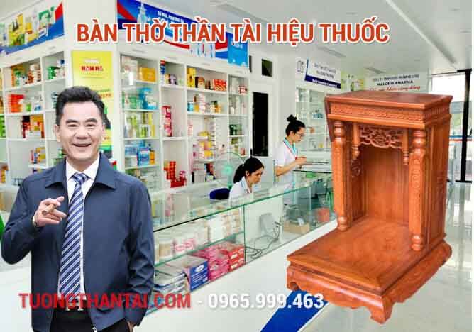 Bàn Thờ Thần Tài Hiệu Thuốc