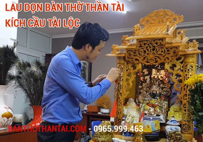 Lau Dọn Bàn Thờ Thần Tài kích cầu tài lộc