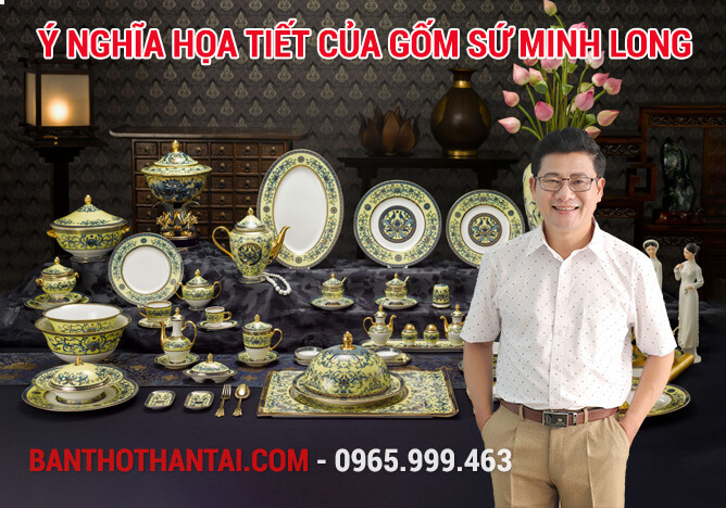 Ý nghĩa họa tiết của gốm sứ Minh Long