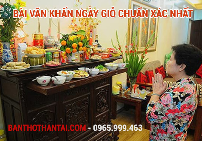 Bài văn khấn ngày giỗ chuẩn xác nhất