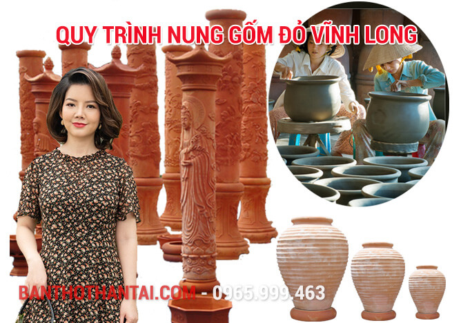 Quy trình nung Gốm đỏ Vĩnh Long